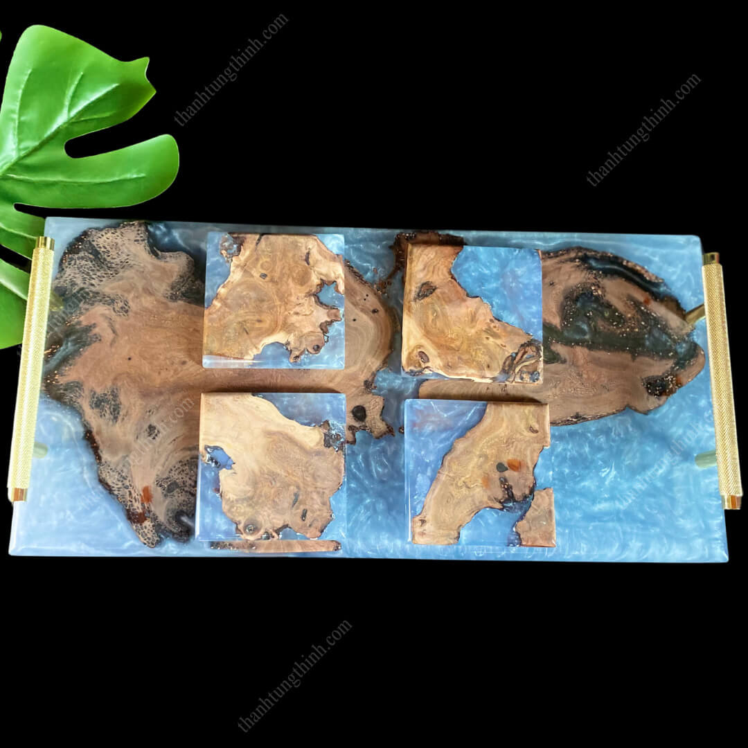 Custom Epoxy Wood Tray Design Artisan Manufacturer