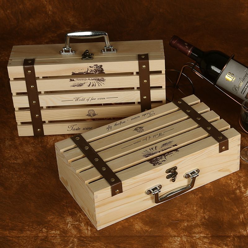 Wooden Wine Box with various designs and models Thanh Tung Thinh Co.,Ltd