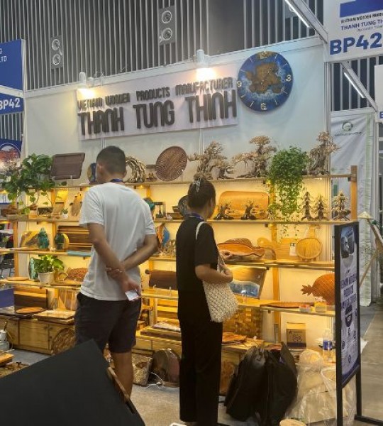 THANH TUNG THINH - A VIETNAMESE PRODUCER AND DISTRIBUTOR OF WOODEN PRODUCTS SHOWCASING AT HCMC EXPO 2024