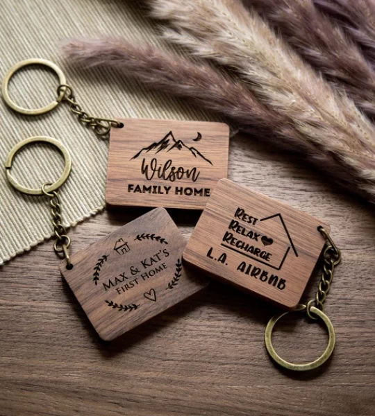 Wooden Keychains