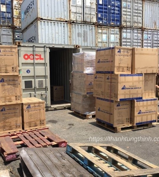 The Packed Product at Port of Loading