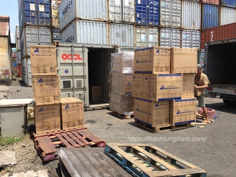 The Packed Product at Port of Loading