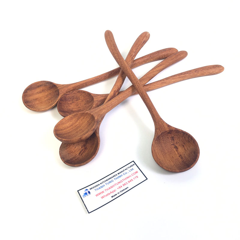 Basic Wooden Spoon Set for daily use produced by a manufacturer.