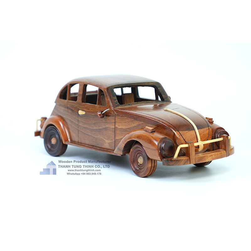 Wooden souvenir car protect your kids from harmful plastic