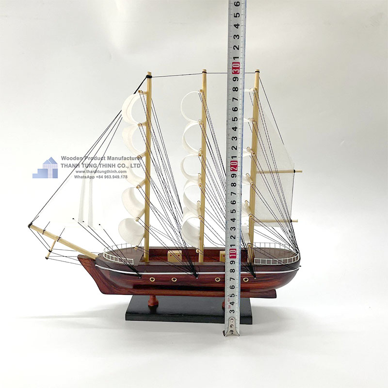 Wooden Souvenir Boat Model As An Decorative Item For Your Office Or Living Room