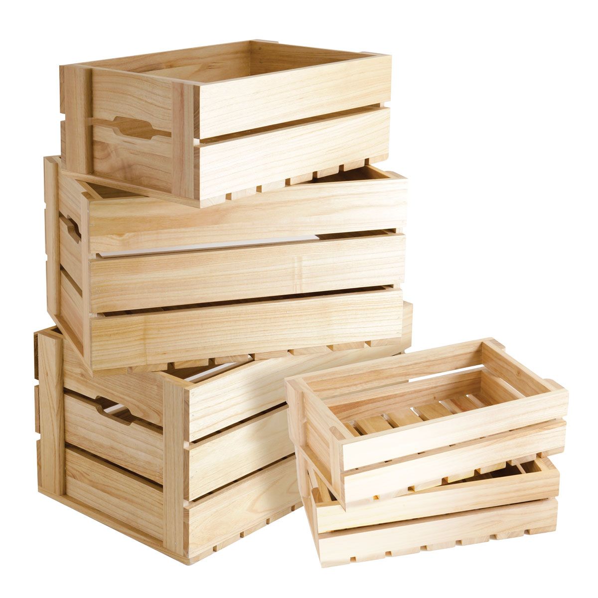 Wooden Basket Box