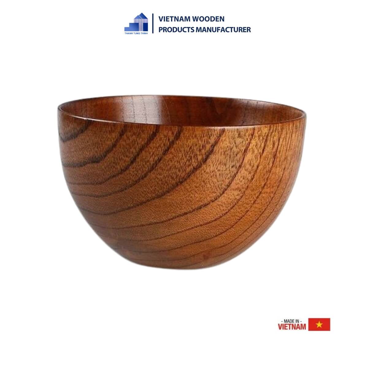 Simple yet Elegant Wooden Bowl for children.