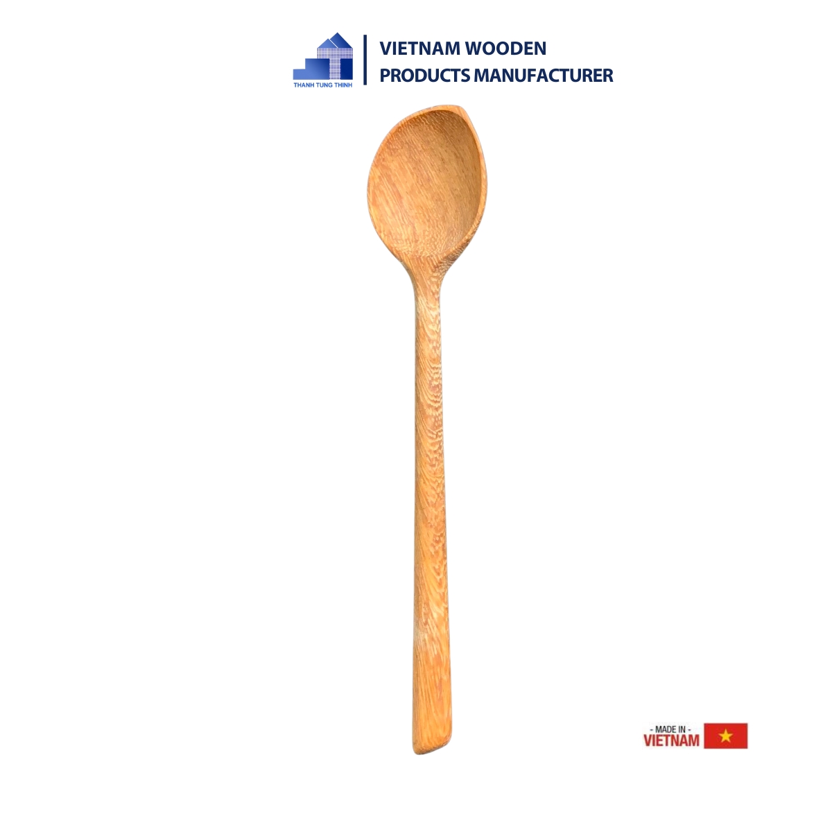 The wooden spoon shaped like a leaf is a high-quality product