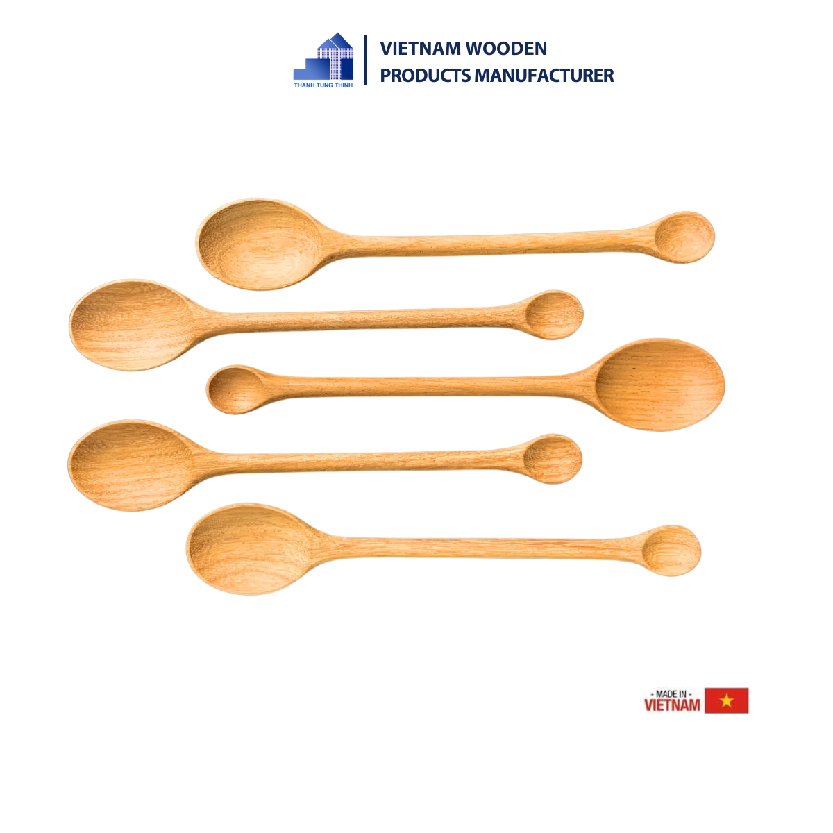 Wooden measuring spoon with two heads - a unique and beautiful product