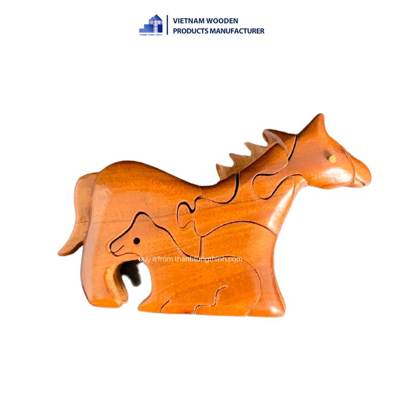 Lovely Wooden Animals Puzzle Toys for Child