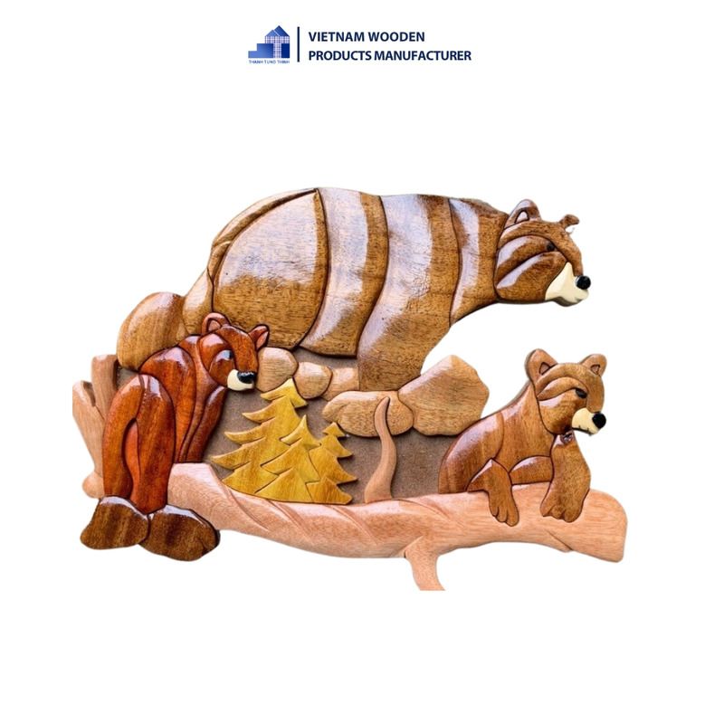 Lovely Animals Wooden Wall Plaques