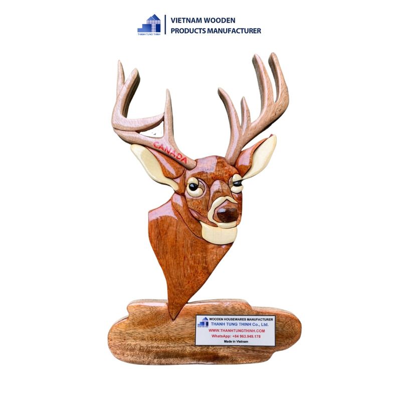 Beautiful Deer Wooden Wall Plaques as a Present