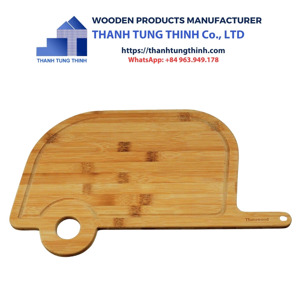 Wholesaler Wooden Cutting Board shaped like a car