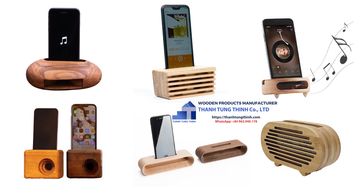 Find out why thousands of wholesalers import speaker-shaped Wooden Cell phone Stands every day