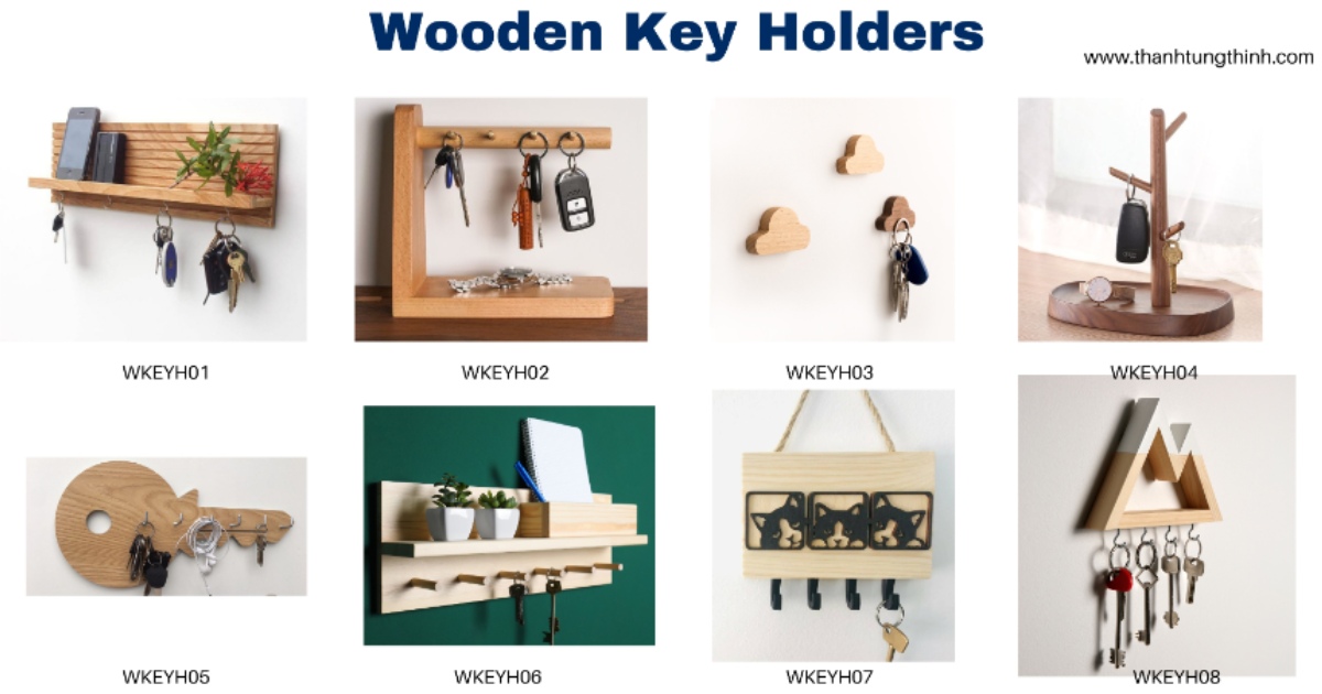 Suggested 5 Wooden Key Holders models to help increase your sales