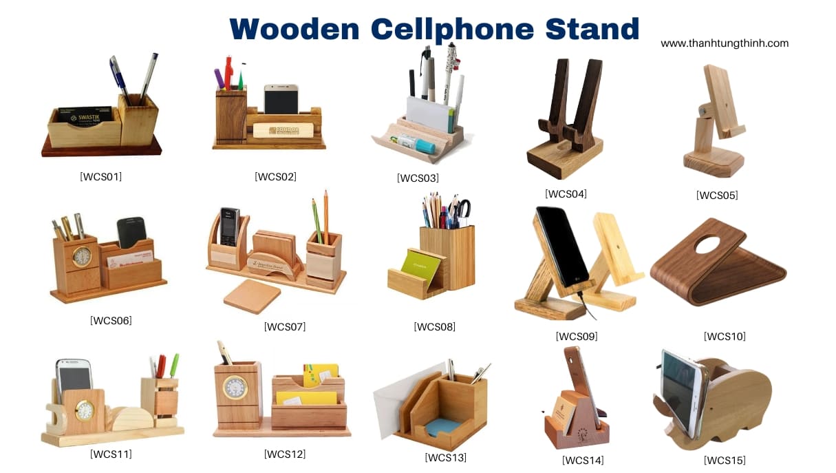 Wooden phone holder manufacturer - Wholesale wooden phone holder supplier in Vietnam