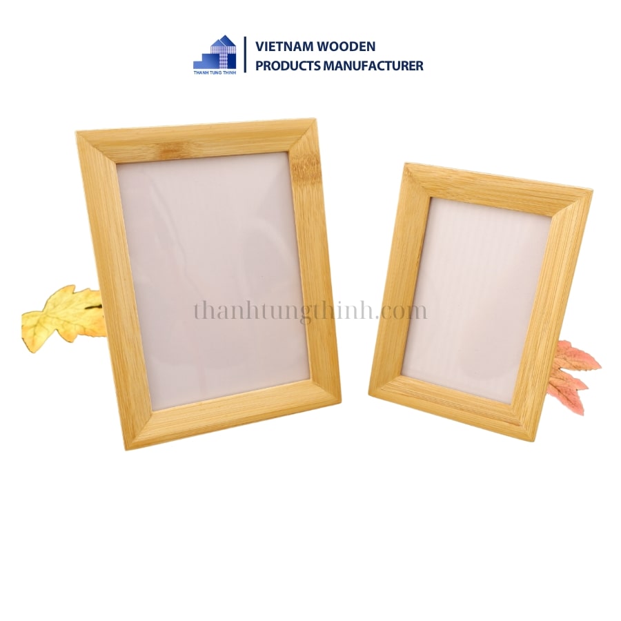 The supplier offers simple yet elegant bamboo picture frames 2 Size