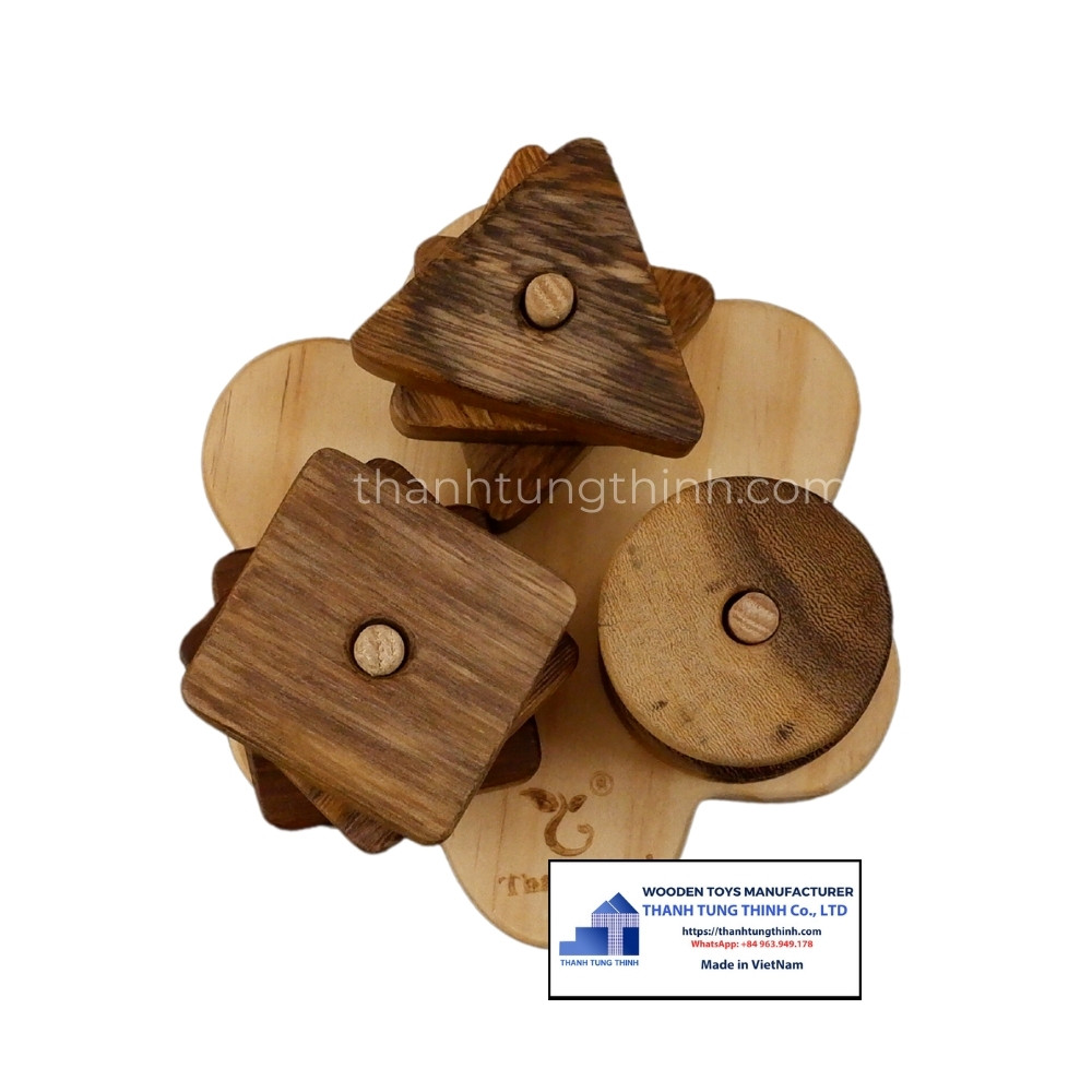 Wooden Toy Manufacturer puzzle set is safe for children