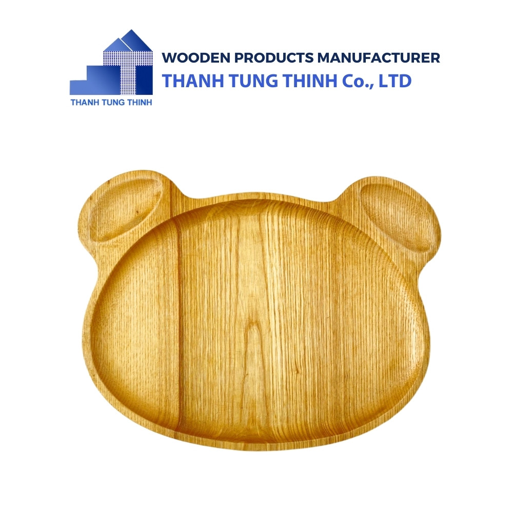 Wooden Tray Manufacturer cute bear shape