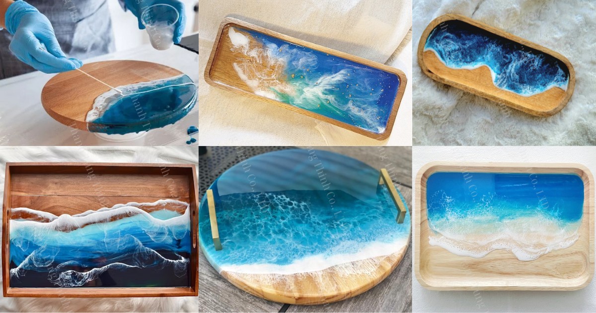 The supplier specializes in epoxy production has many years of experience exporting items with epoxy wooden tray designs to the international market