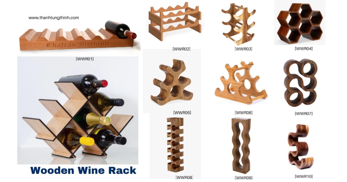 Suggested Wooden Wine Racks models to help increase your sales significantly
