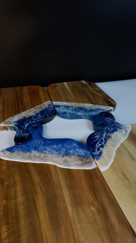 Acacia wooden Epoxy Handle Cutting board for chopping - Feature products