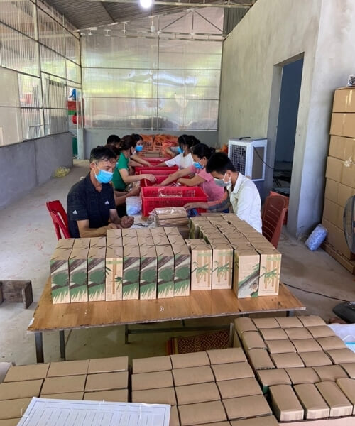 Workers operating at Thanh Tung Thinh factory 64