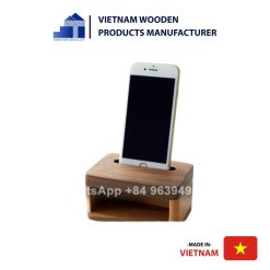 Basic wooden phone stand