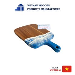 Square Epoxy Cutting Board with Handle