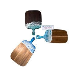 Alternative view of Clear Carvings Epoxy Cutting Board