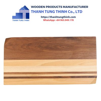 Wooden Cutting Board with Delicate Edges and Original Design