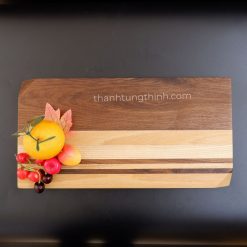 Wooden Cutting Board with Delicate Edges and Original Design