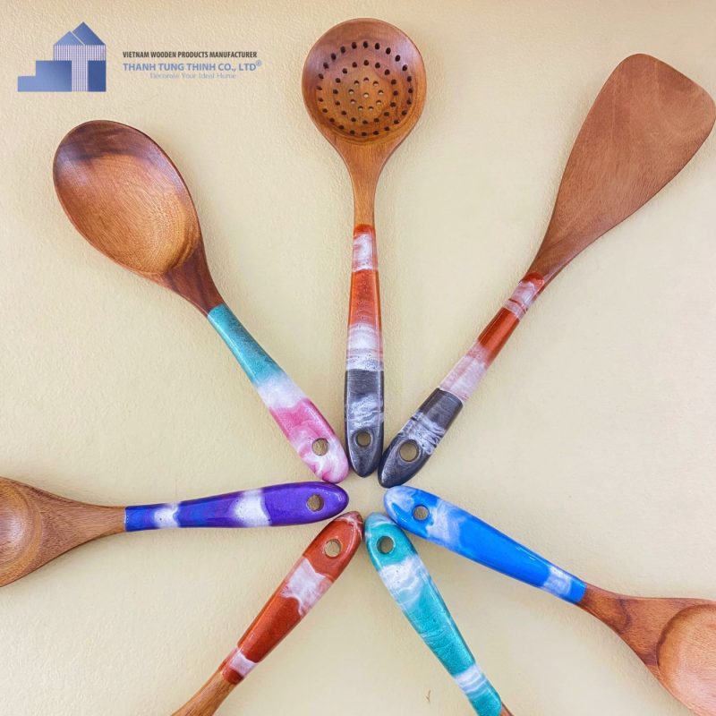 Beautiful epoxy utensils for decor