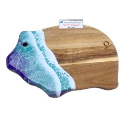 Pig-Shaped Epoxy Cutting Board