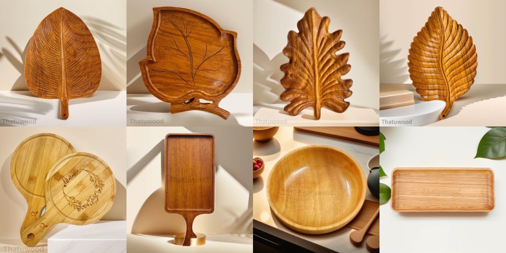 Wholesale diverse wooden trays from a wooden manufacturer