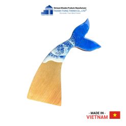Mermaid Tail Epoxy Wood Tray  Thanh Tung Thinh