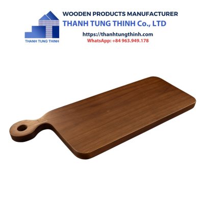 Rectangular Walnut Cutting Board with Handle