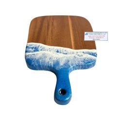 Square Epoxy Cutting Board with Handle