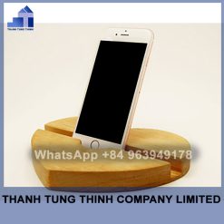Heart-Shaped Wooden Phone Stand