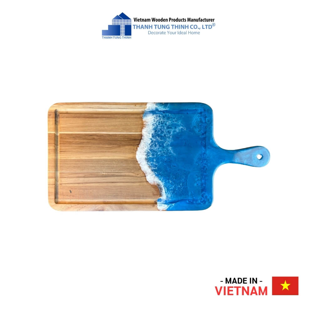Wooden epoxy Cutting Board – Sapphire Beach Thanh Tung Thinh | 01