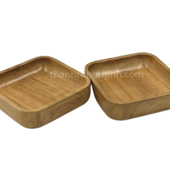 Graceful Square Wooden Tray 