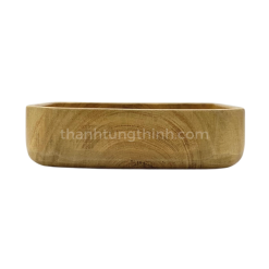 Alternative view of Graceful Square Wooden Tray 