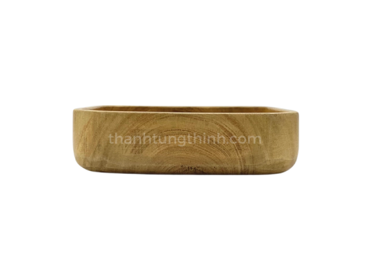 17square wooden tray