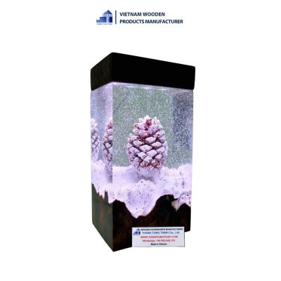 198supplier wooden epoxy resin lamp