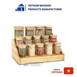 3-Tier wooden spice racks