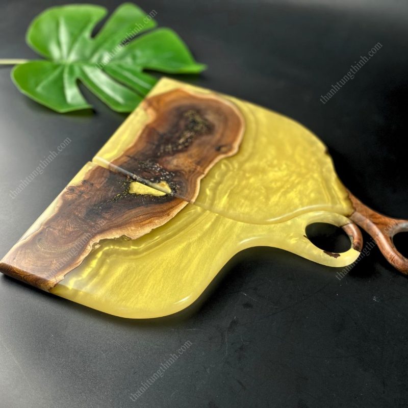 Handcrafted Epoxy Wood Tray