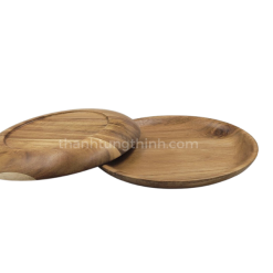 Handcrafted Round Wooden Tray