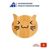 bamboo pot coaster circle shape