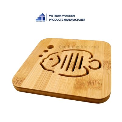 Bamboo Pot Coaster dory fish