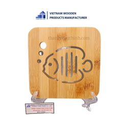 Bamboo Pot Coaster dory shape3